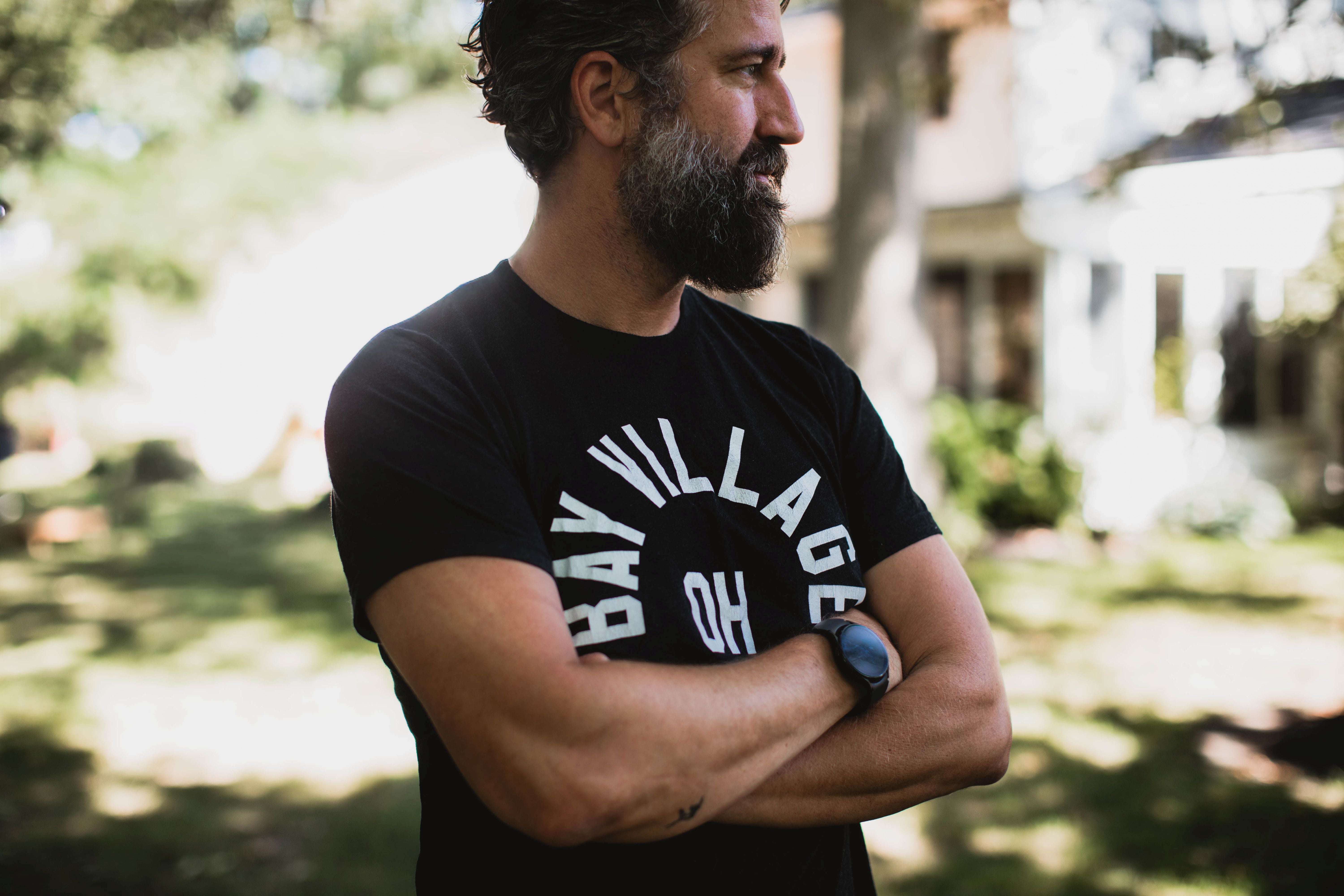 LOVE LOCAL APPAREL X THE PRINT SHOP Black tee