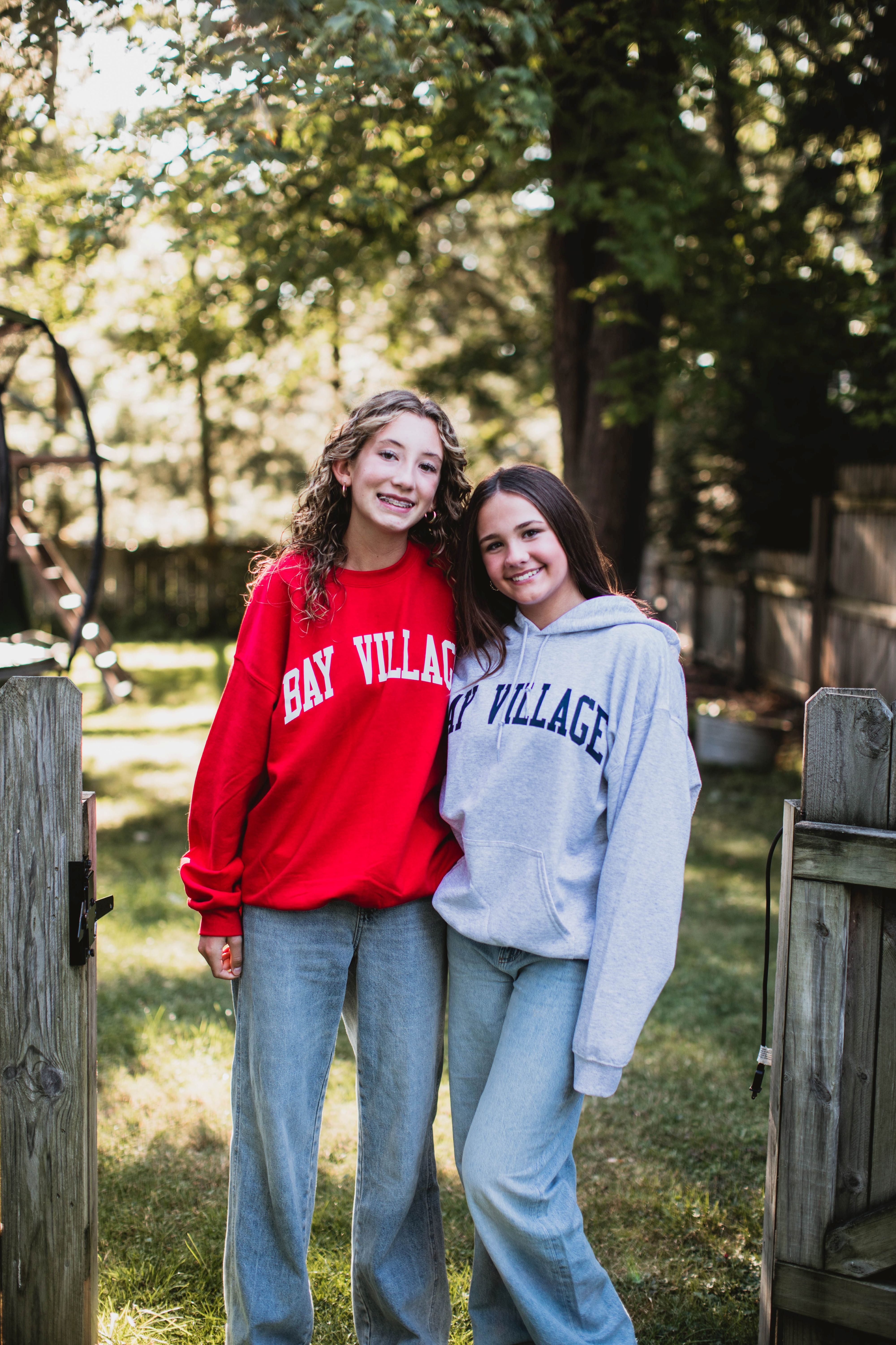 Bay Village Varsity Ash Gray Hoodie