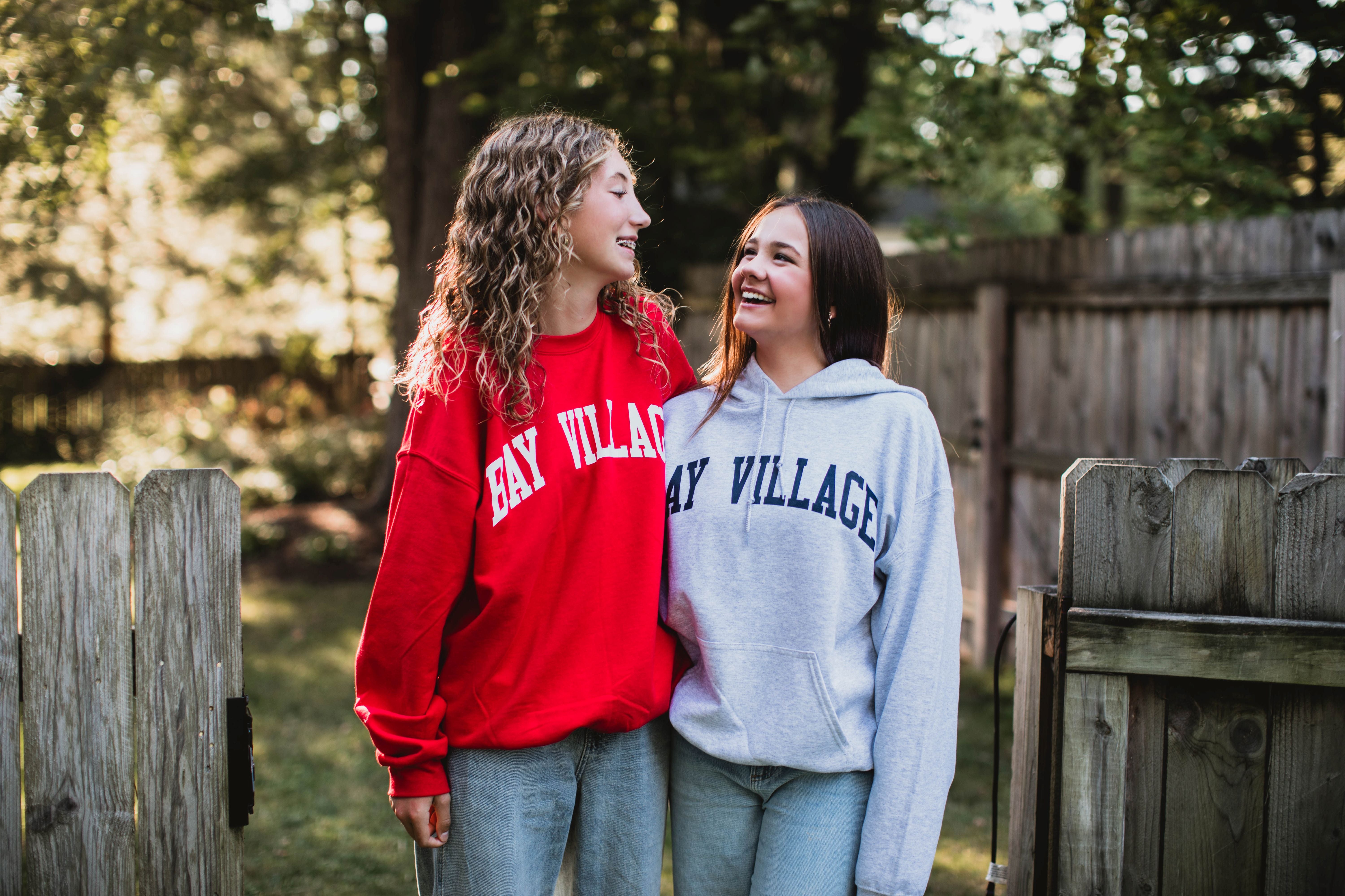 Bay Village Varsity Ash Gray Hoodie