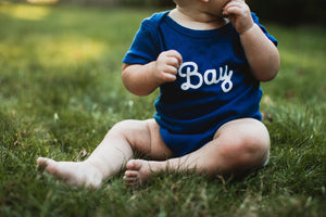 TOWNIES APPAREL X THE PRINT SHOP Bay-by Onesie