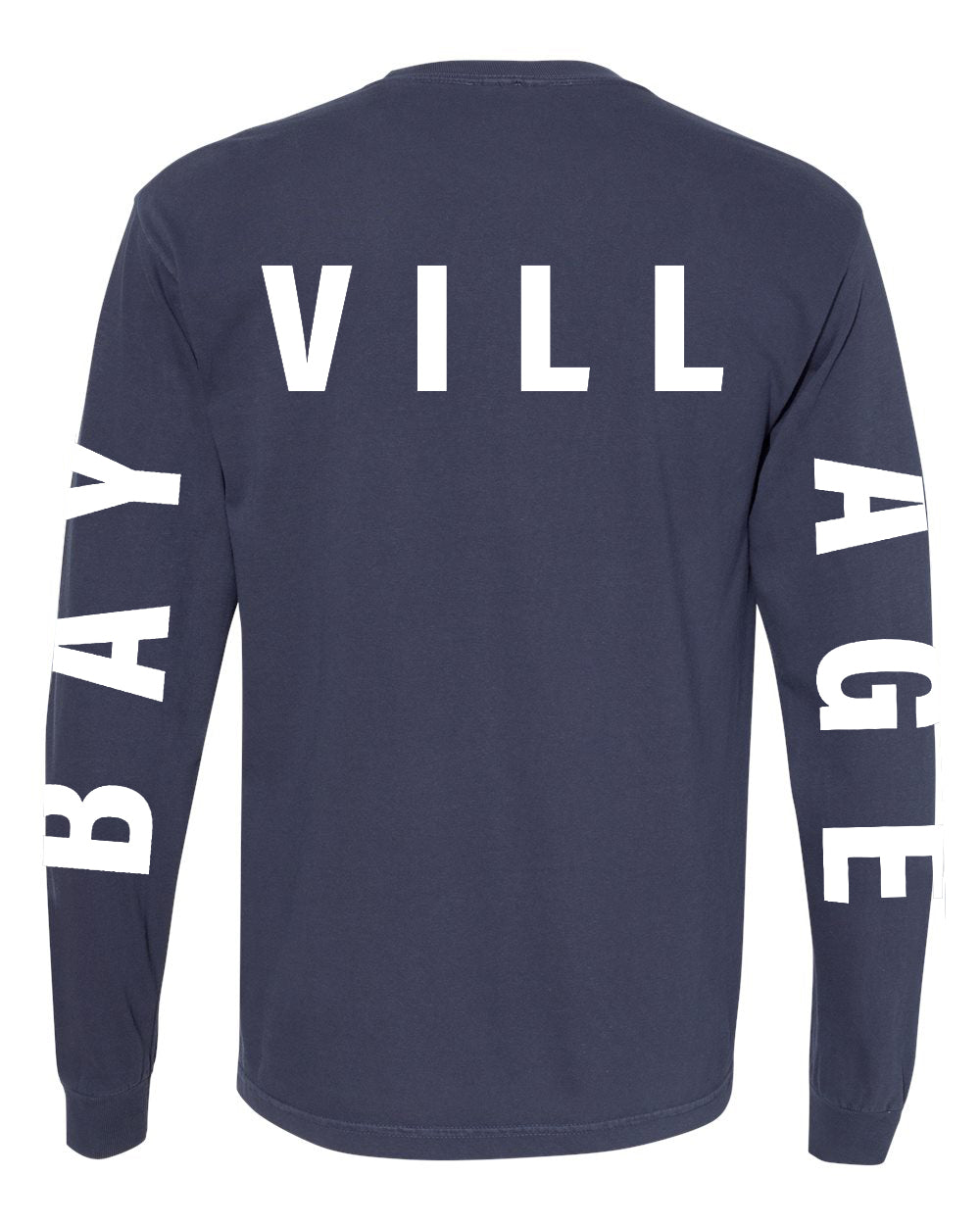 Emily Roggenburk If Lost Return to Bay Village Crew Sweatshirt NAVY