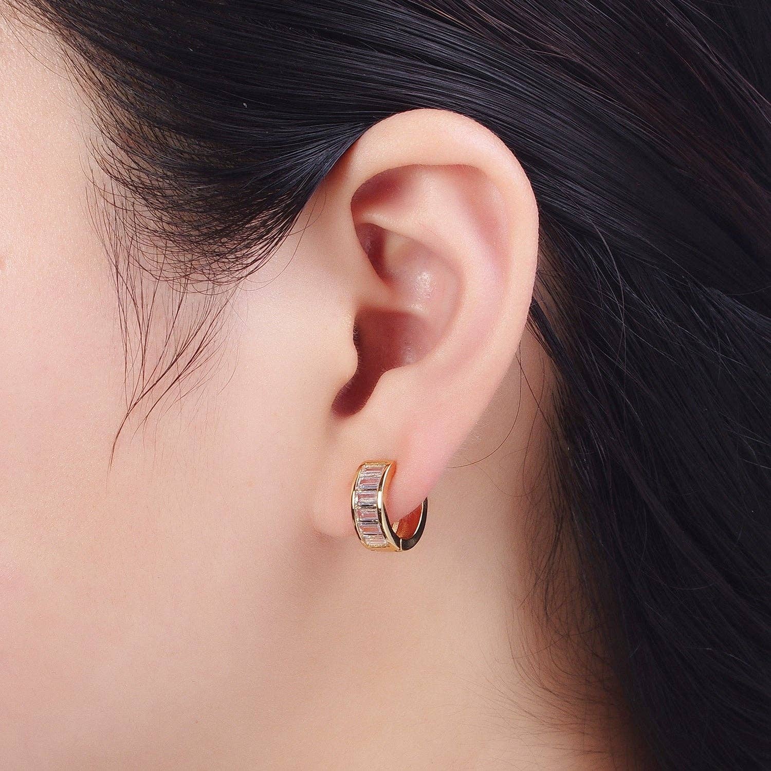 The Izzy Huggies 24K Gold-Filled Huggies