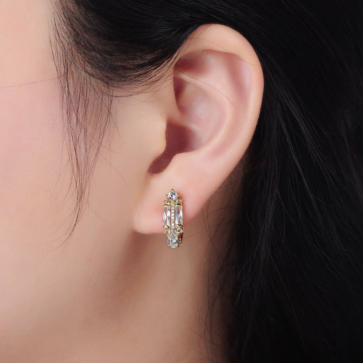 The Madeline — 24K Gold-Filled Chain-Link Hoops