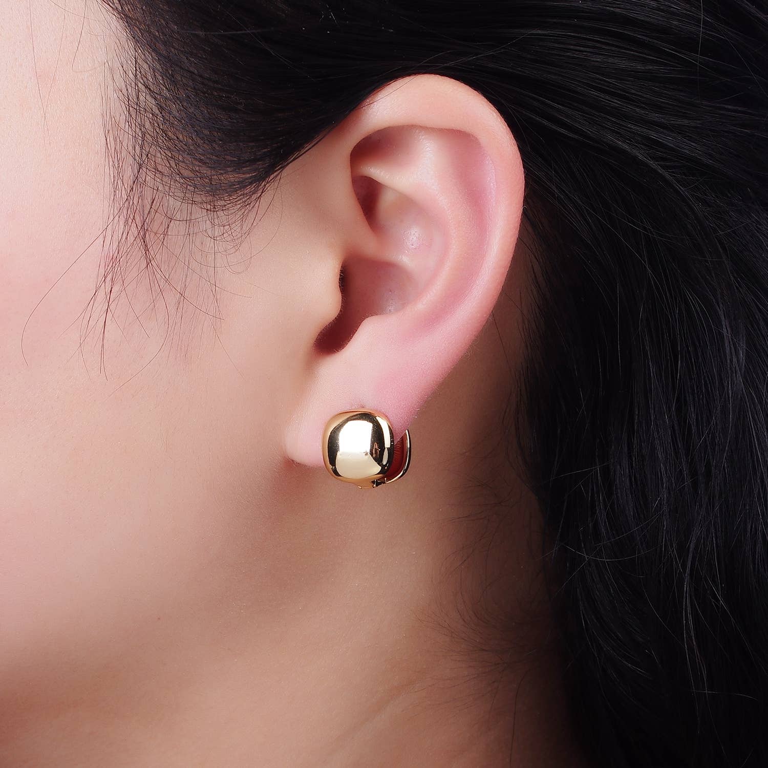 The Abra Huggies 14K Gold-Filled Huggies