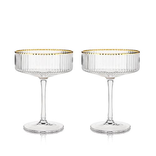 Viski - Meridian Coupe Glasses (set of 2)