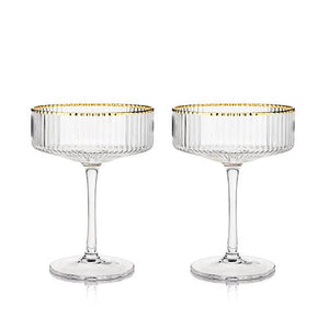 Viski - Meridian Coupe Glasses (set of 2)